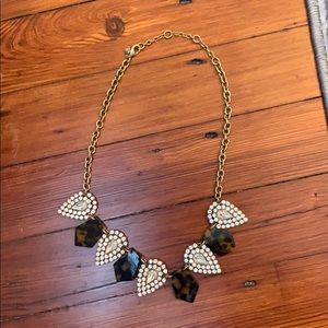 Jcrew Leopard Statement Necklace